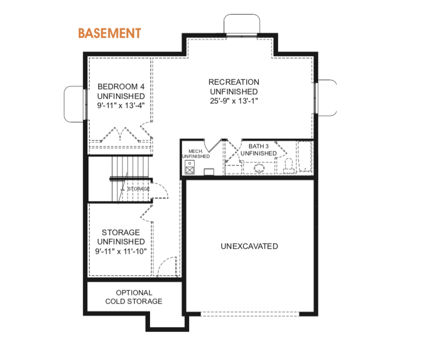 Floor Plan For Two Story Home EDGE Homes