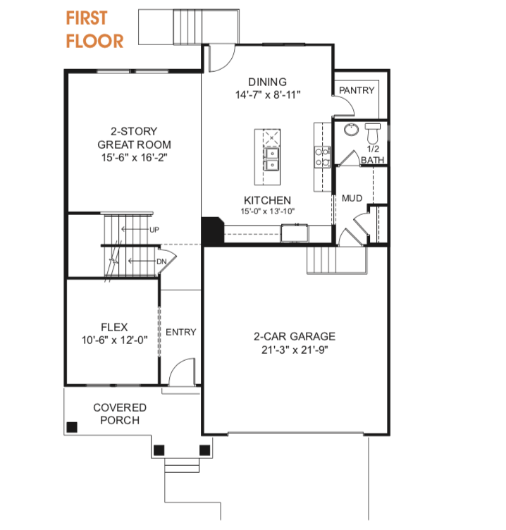 Floor Plan For Two Story Home Edge Homes