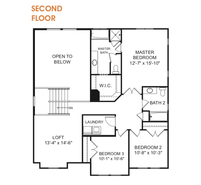 Floor Plan For Two Story Home Edge Homes