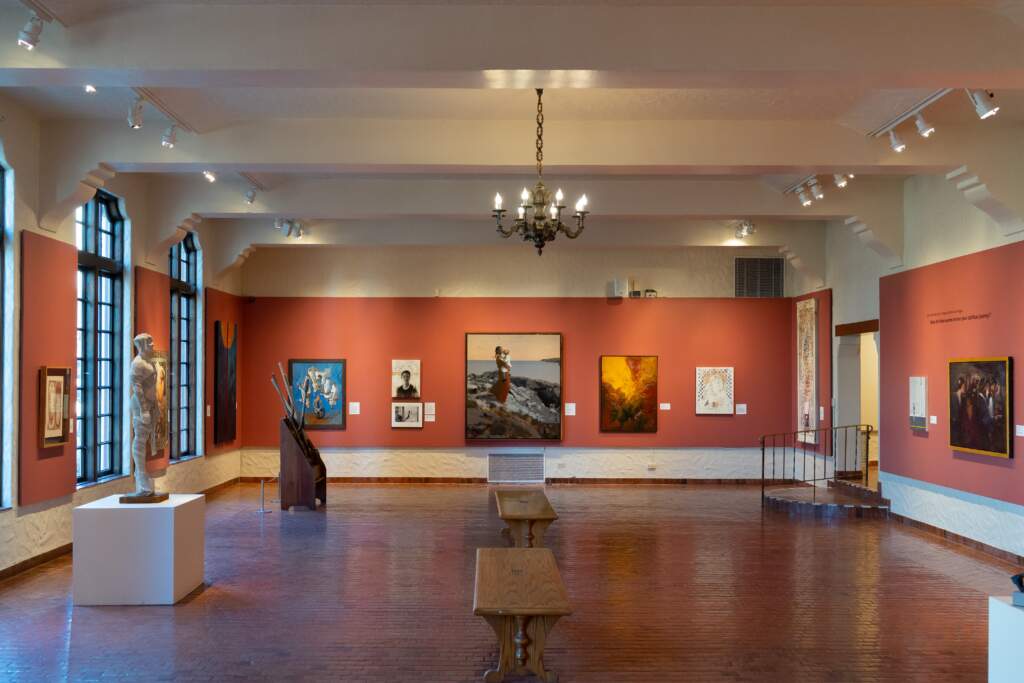 Interior of Springville Art Museum in Utah